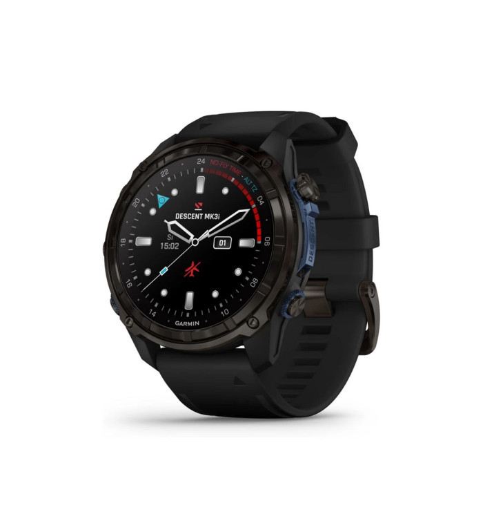 GARMIN DESCENT MK3I 51ММ CARBON GREY DLC ТИТАН С ЧЕРНА СИЛИКОНОВА КАИШКA 010-02752-11