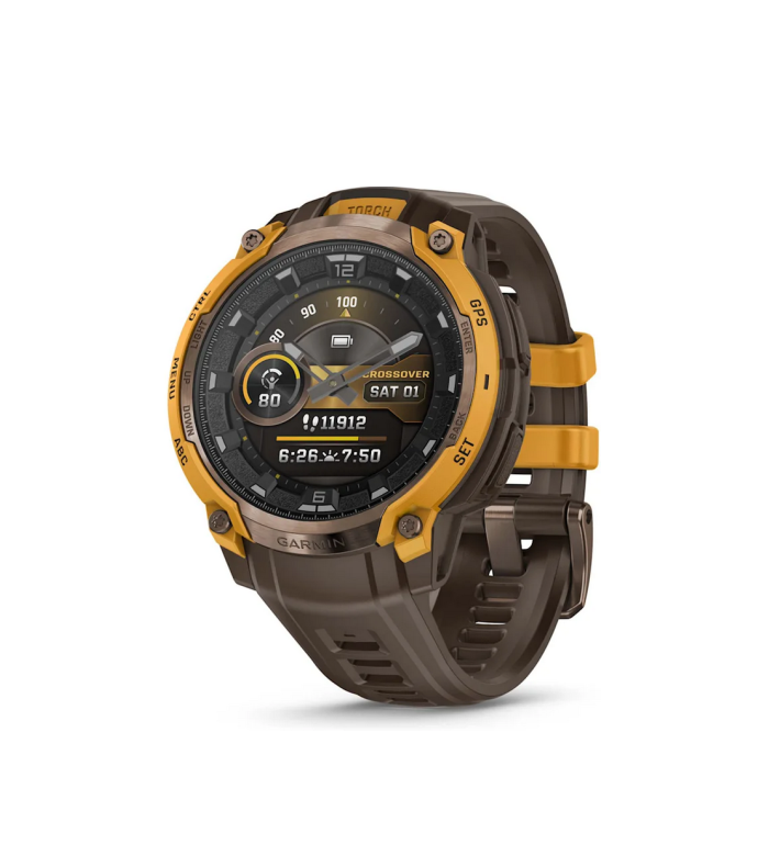 GARMIN INSTINCT CROSSOVER AMOLED BRONZE/SUNBURST 010-03398-01
