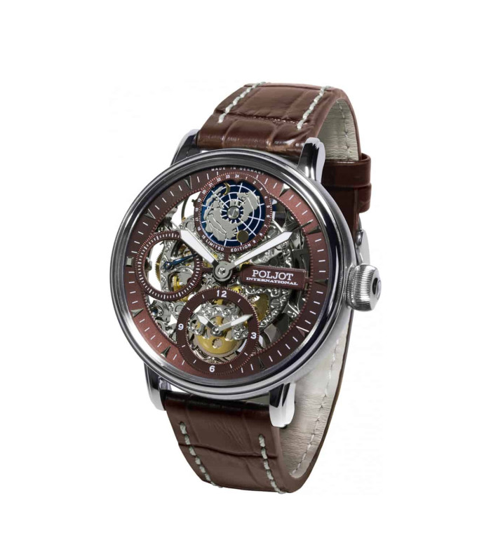 POLJOT INTERNATIONAL GLOBETROTTER 43MM LIMITED EDITION 300PIECES 9730.2940554