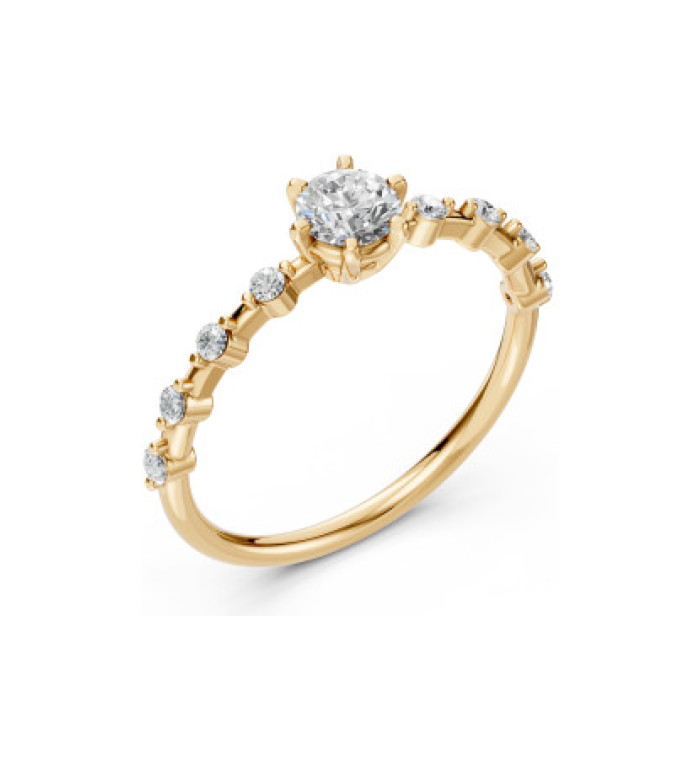 Cara пръстен с диаманти 0.40+0.16 ct GIA сертификат K101-10190R