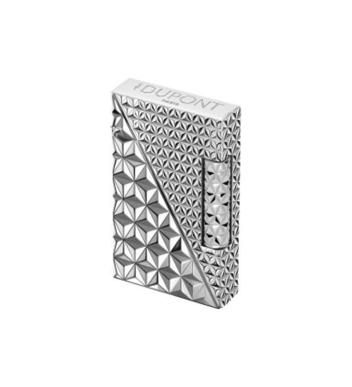 Запалка S.T.Dupont Ligne 2 Double Fire X Silver C16645
