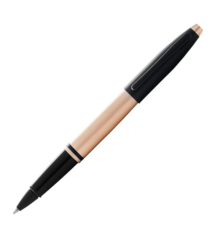 Cross Calais - Brushed Rose Gold/Black Lacquer ролер