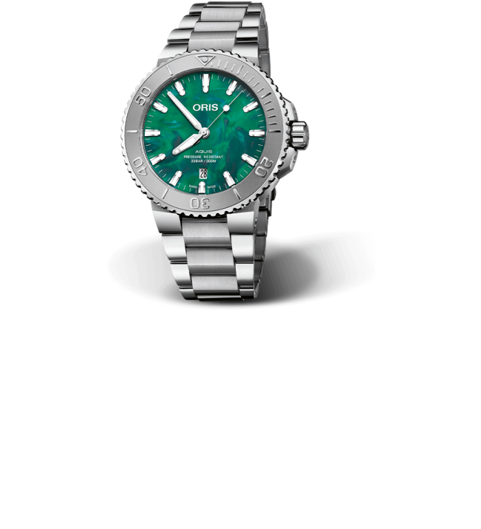 Oris Aquis Diving X Bracenet Date 01 733 7730 4137 07 8 24 05PEB