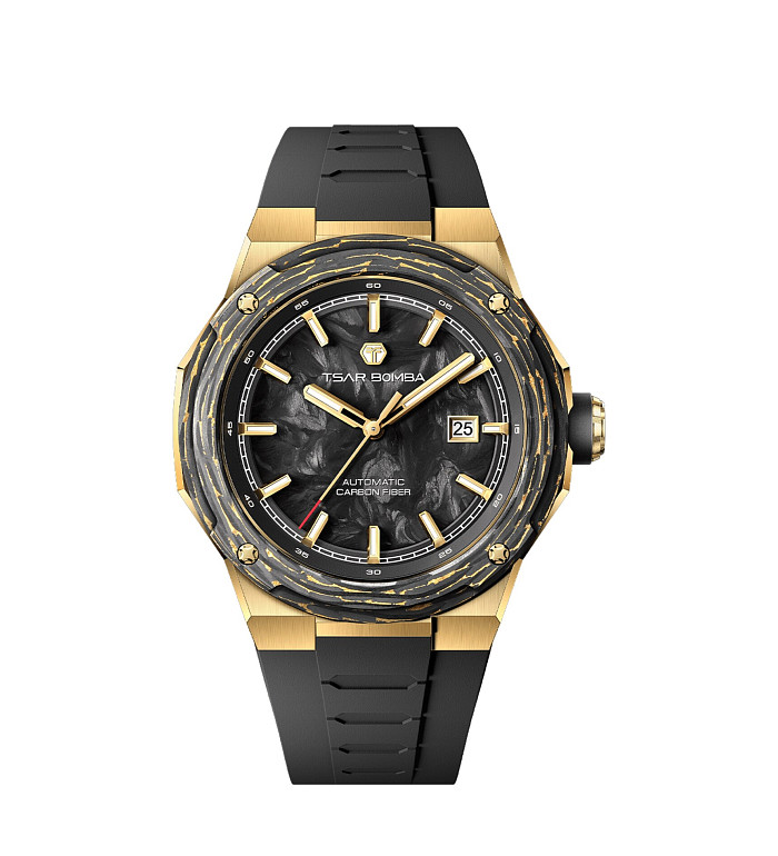 TSAR BOMBA Electron-Carbon-X II Carbon Fiber Gold Black TB8230-04