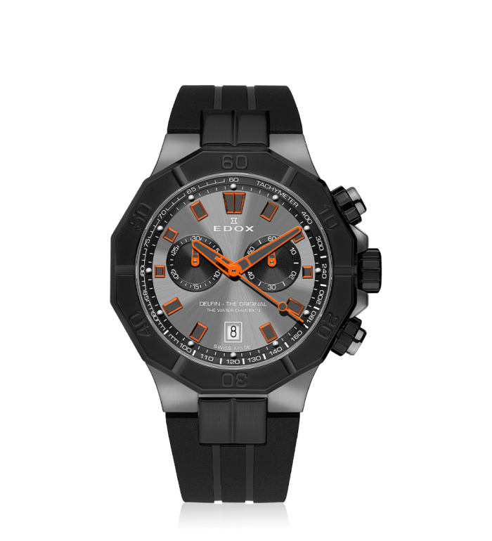 EDOX DELFIN CHRONOGRAPH QUARTZ 43MM MEN'S WATCH 10113 37GNCA GNO