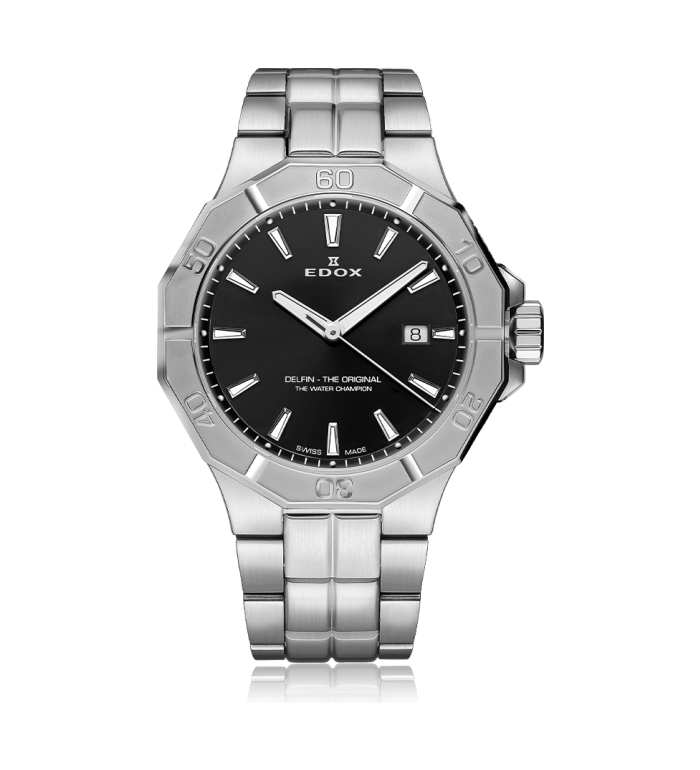EDOX DELFIN DATE QUARTZ 43MM 53021 3M NIN