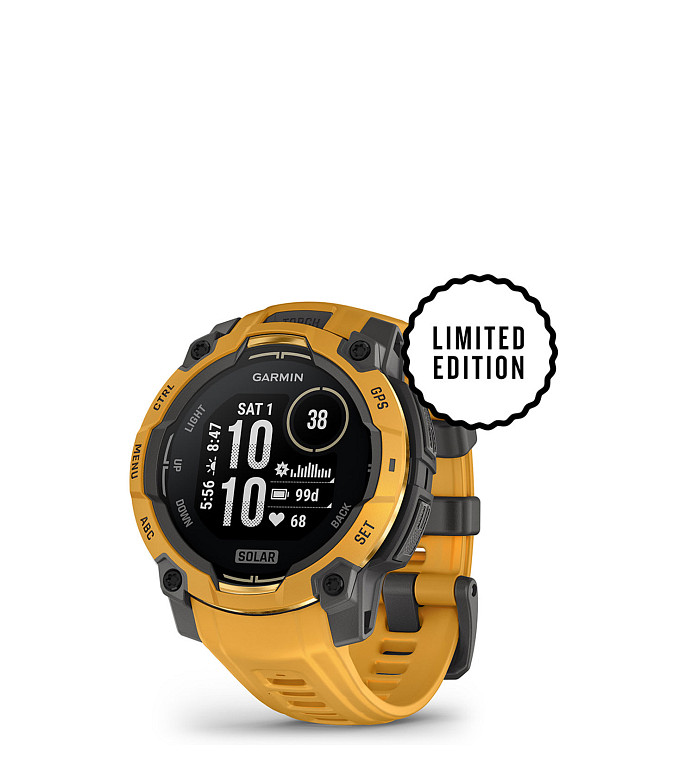 Garmin Instinct 3 Solar Sunburst със Sunburst/Grey каишка 010-02934-02