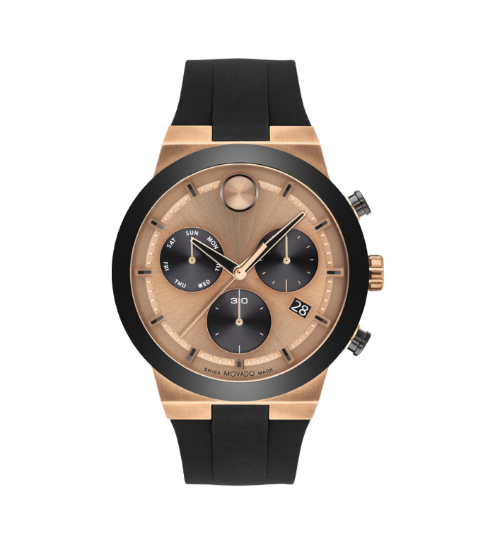 MOVADO FUSION CHRONOGRAPH QUARTZ 42MM MEN'S WATCH 3600854