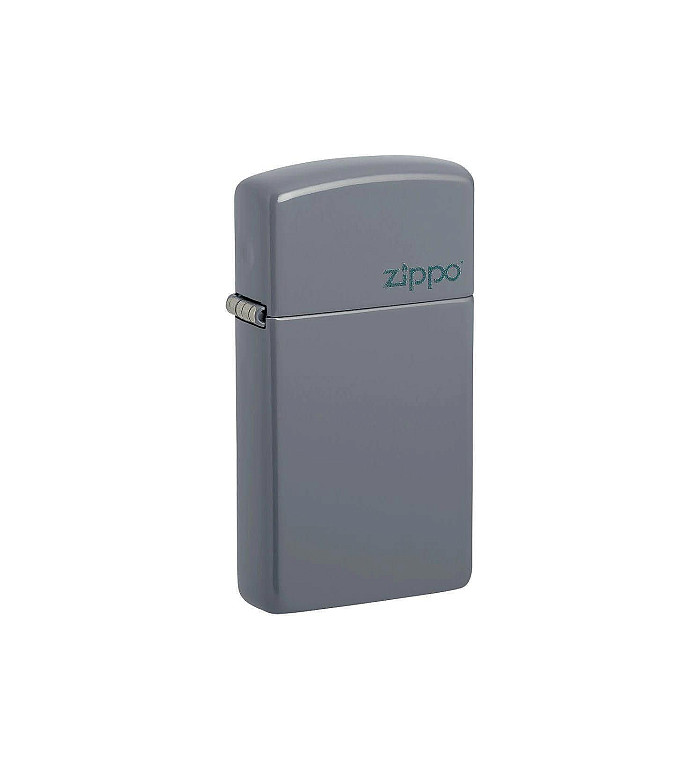 Запалка Zippo Slim Flat Grey Zippo Logo 49527ZL
