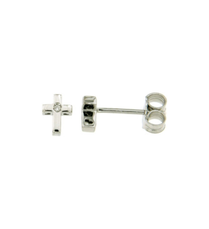 Cara Diamanti златни обеци с диаманти BB0465W/0.01ctsSI/H