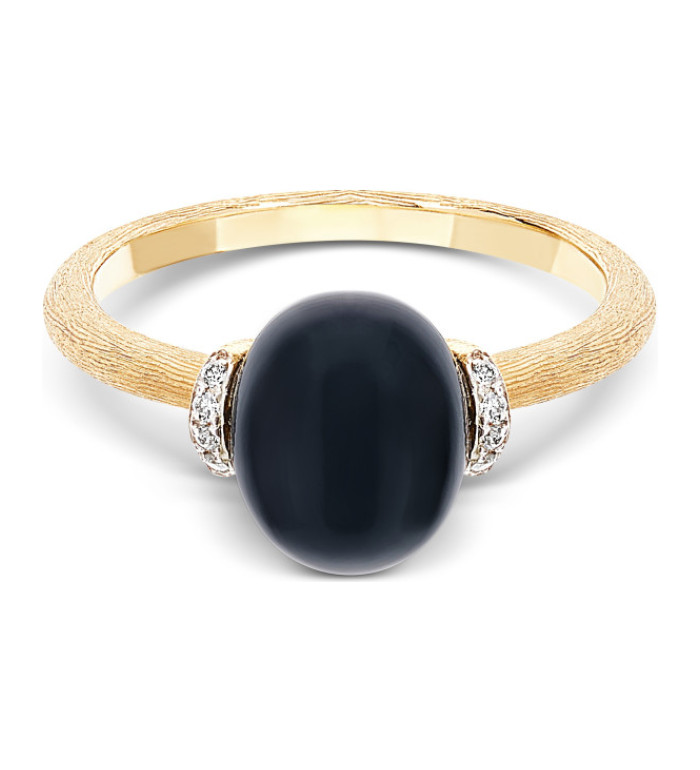 Nanis Dancing Mystery Black Onyx Small пръстен оникс, диаманти AS2-599