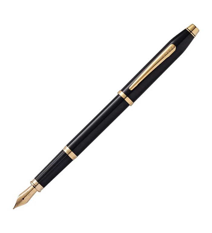 Cross Century II - Black Lacquer Gt писалка, F перо
