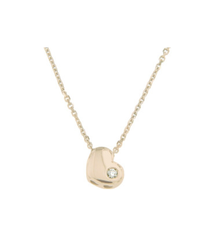 CARA DIAMANTI Златно колие с диамант  CLN1527R/0.005ctSI/H