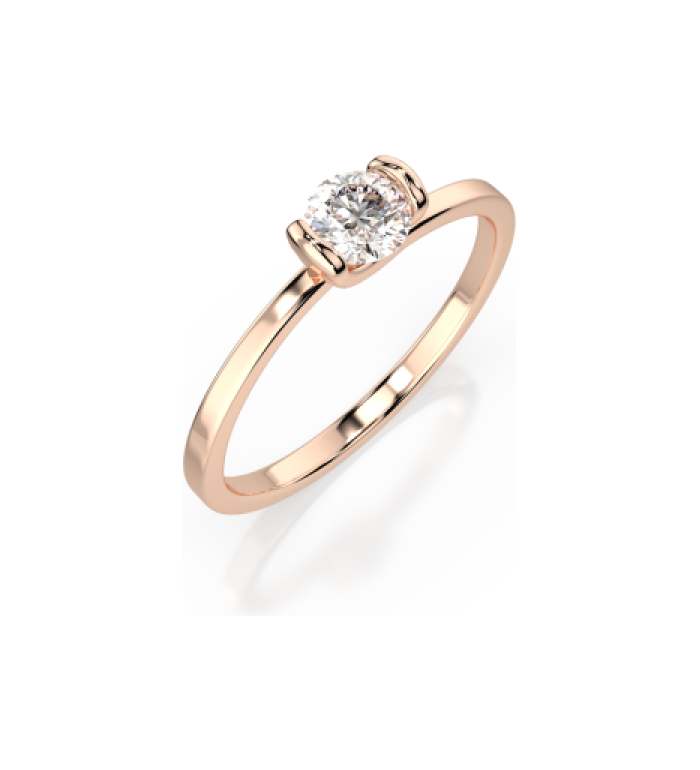 Cara пръстен с диамант 0.3 ct GIA сертификат K101-10016R