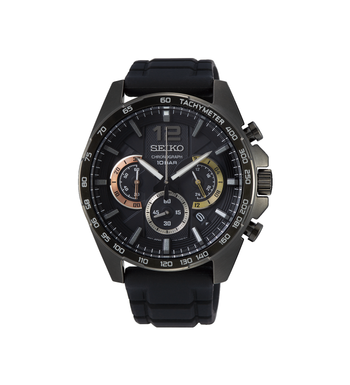 SEIKO SPORT CHRONOGRAPH QUARTZ 44MM MEN'S WATCH SSB349P1