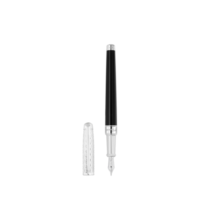 ПИСАЛКА S.T.DUPONT LINE D ETERNITY LARGE BLACK AND PALLADIUM 420220L