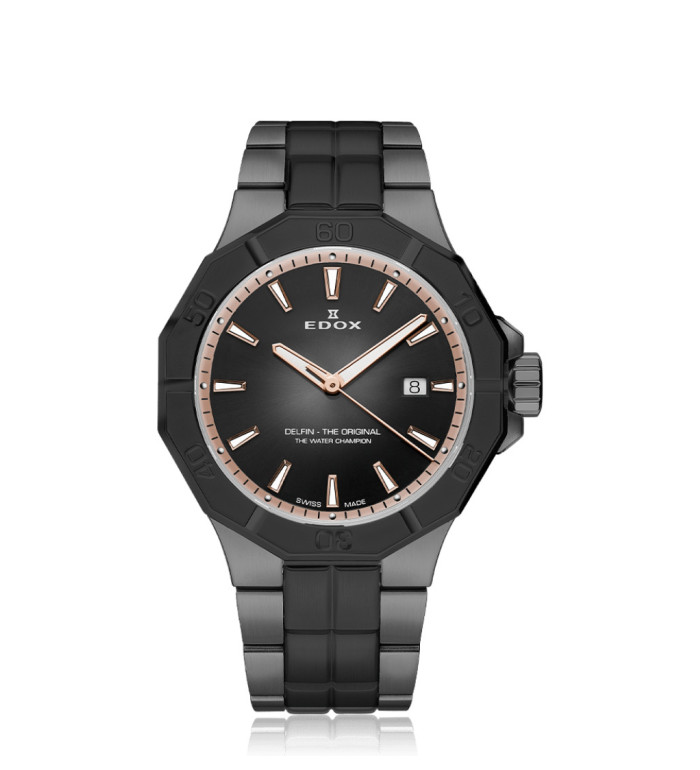 Edox Delfin the Original Date 53021-37GNM-NDR