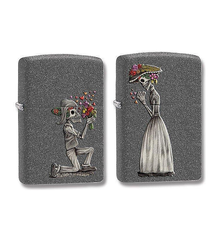 Комплект запалки Zippo 28987 Day Of The Dead Skeletons