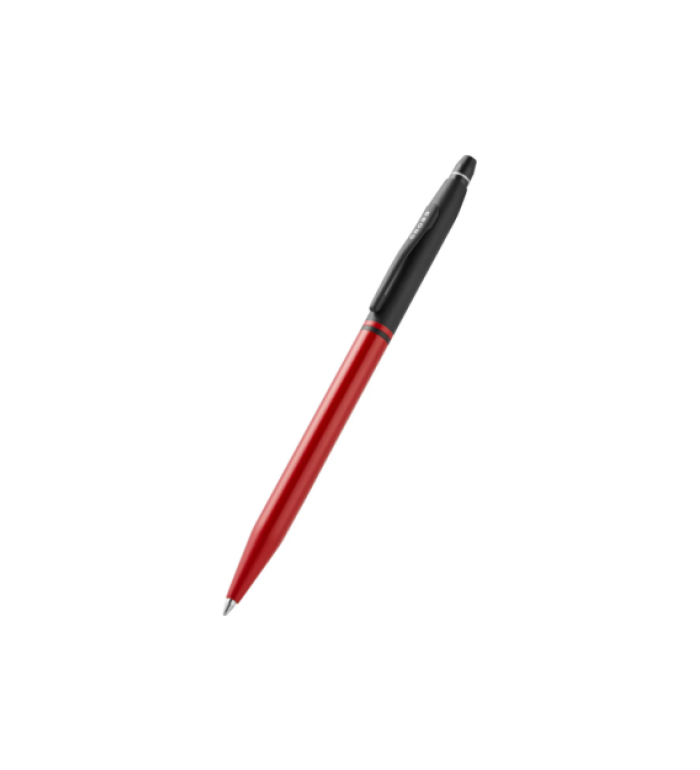 Химикалка Cross Click Tuxedo - Satin Metallic Red with Black