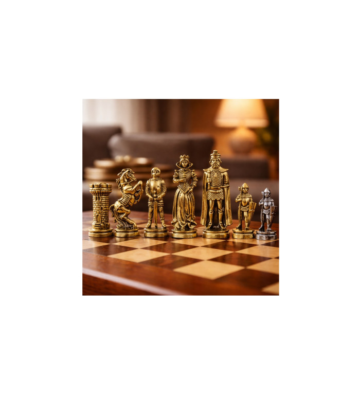 Метални фигури за шах Richard No.4 5111.511