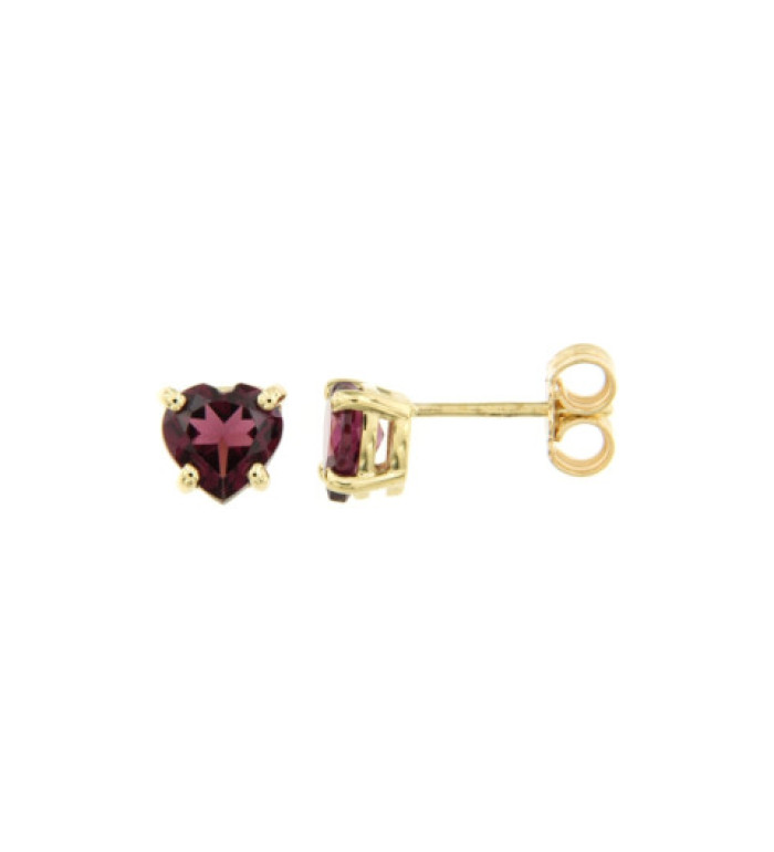Cara Diamanti златни обеци с родолит BB0159RD