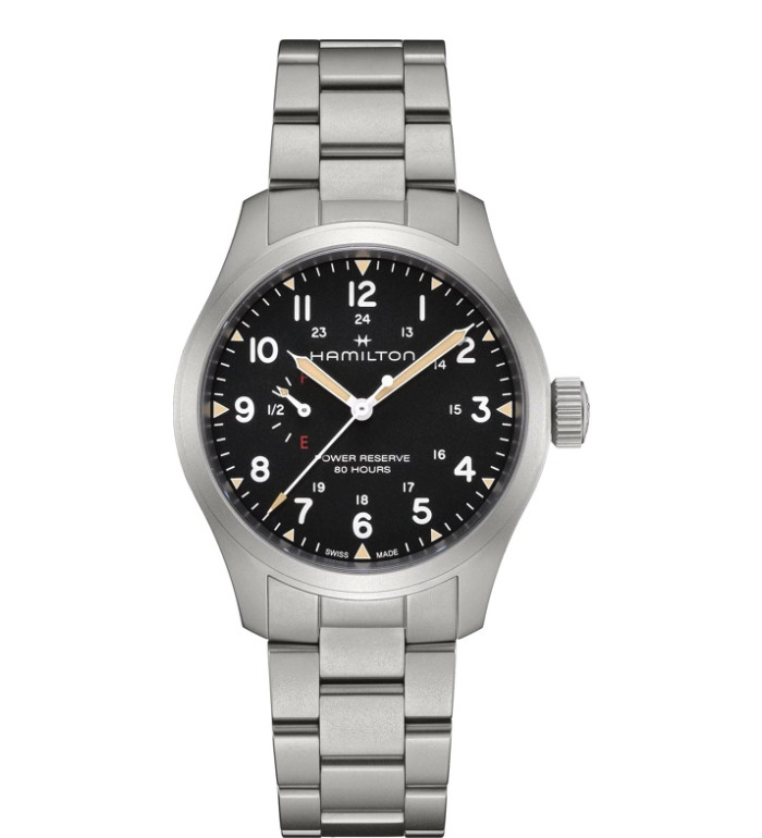 HAMILTON KHAKI FIELD MECHANICAL POWER RESERVE 40MM H69509130