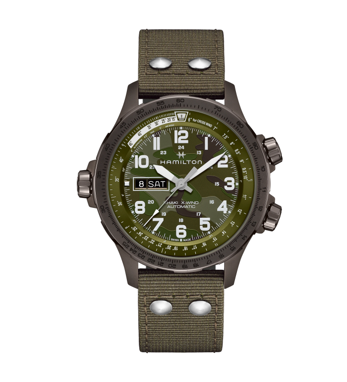HAMILTON KHAKI AVIATION X-WIND  45MM H77775960