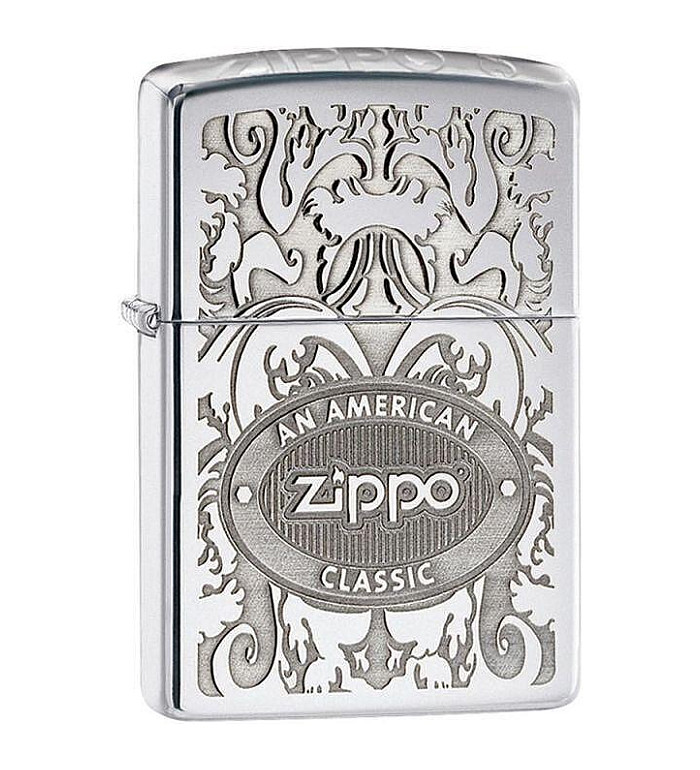 Zippo запалка 24751 Gleaming Patina Polished Chrome