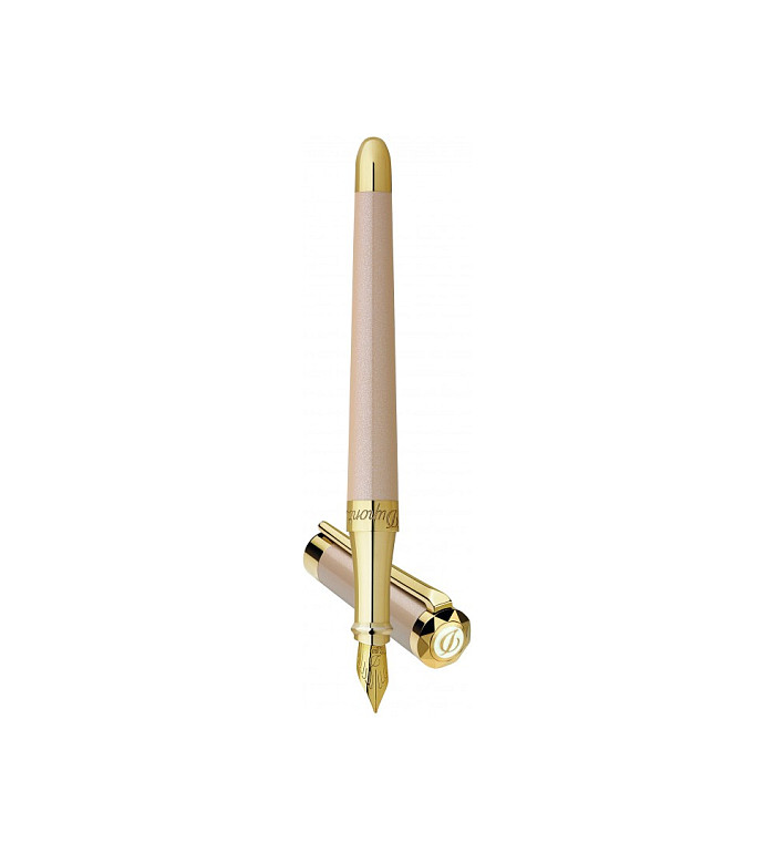 S.T. DUPONT LIBERTE PEARLY NATURAL LACQUER&YELLOW GOLD писалка 460007