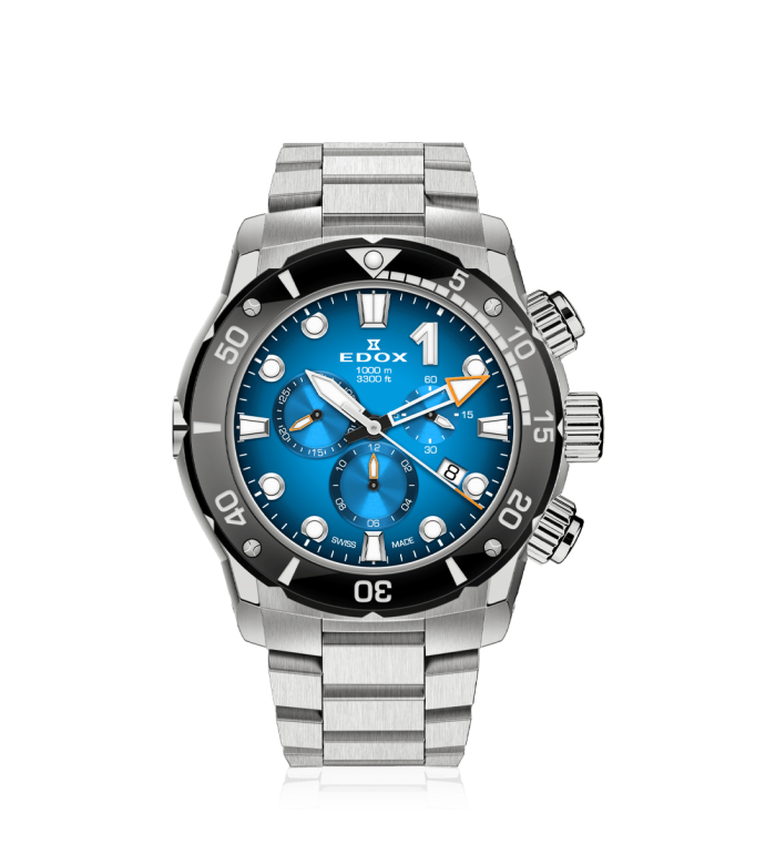 EDOX CO-1 QUARTZ 45MM MEN'S WATCH 10242 TINM BUIDN