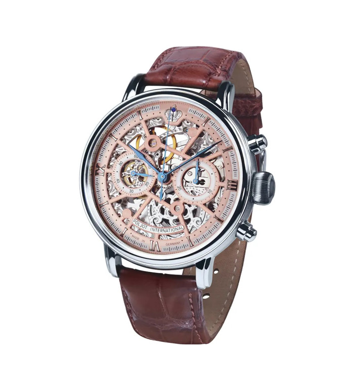 POLJOT INTERNATIONAL CHRONOGRAPH NICOLAI II SKELETON 43MM LIMITED EDITION 100PCS  2901.194S013