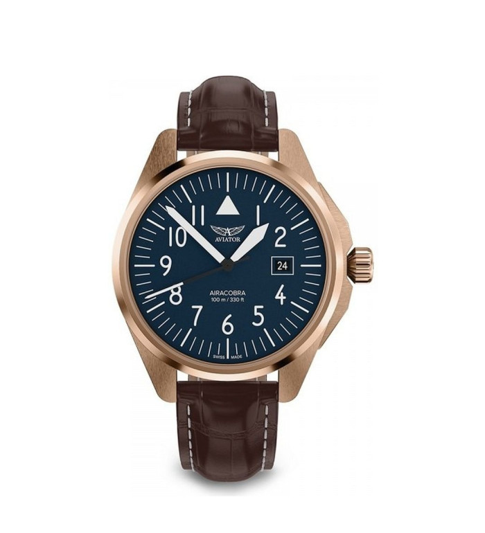 Мъжки часовник AVIATOR AIRACOBRA 42.8MM V.1.38.2.317.4
