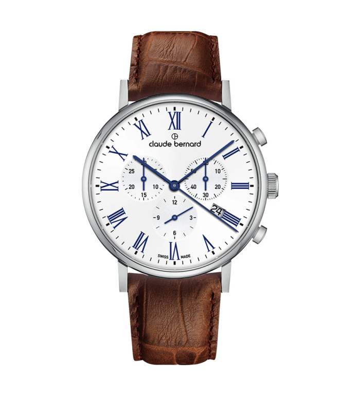 CLAUDE SLIM LINE QUARTZ CHRONO 40MM 10258 3 BRBU