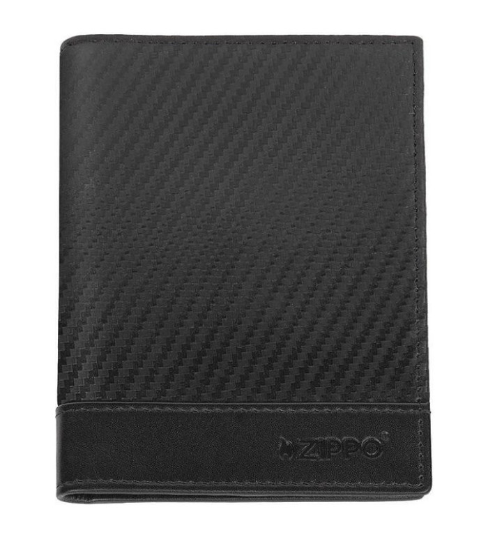 Zippo Carbon портфейл за паспорт, Rfid защита, черен