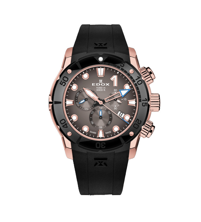 EDOX CO-1 QUARTZ 45MM MEN'S WATCH 10242 TINRCA BRDR