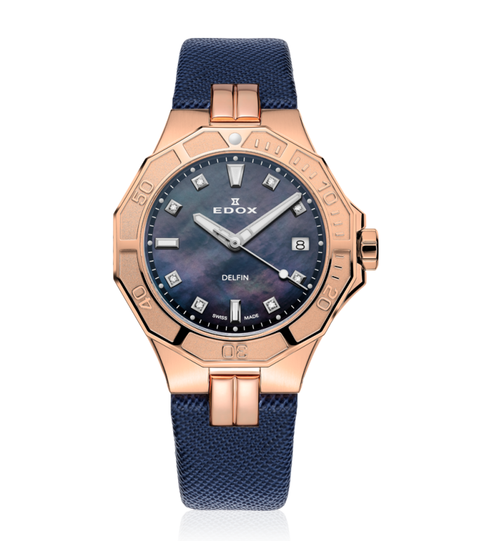 EDOX-DELFIN DIVER LADY LADIES WATCH 53020 37RC NANR