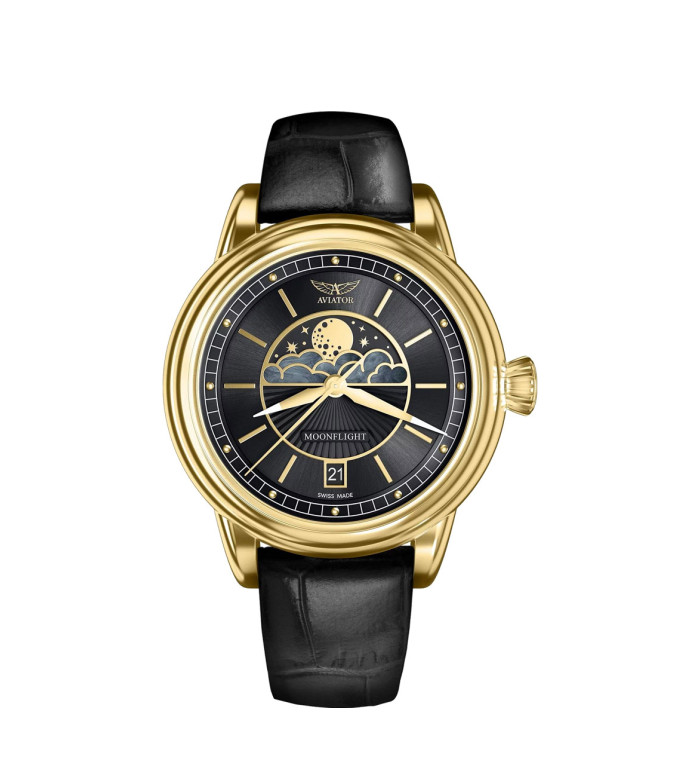 AVIATOR DOUGLAS MOONFLIGHT 36MM V.1.33.1.344.4