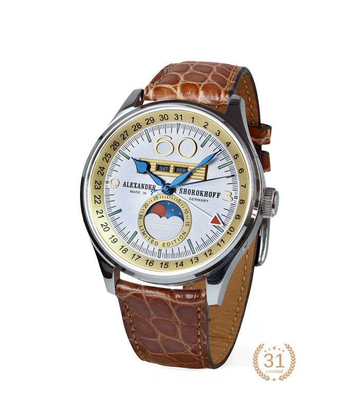 ALEXANDER SHOROKHOFF FULL CALENDAR MERKUR 2  43.5MM LIMITED EDITION 31PCS AS.VK-MKR2