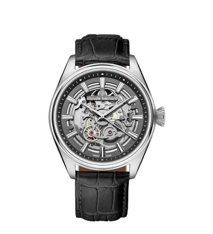 CLAUDE BERNARD AUTOMATIC SKELETON 42MM 85309 3C GIN
