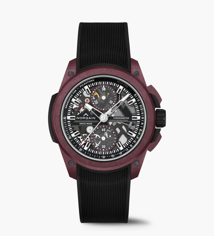 Часовник NORQAIN Wild ONE Skeleton Chrono 42мм Limited Edition 400pcs  N3002.40Q02.B01