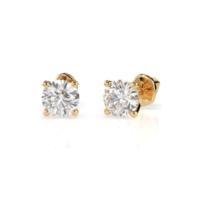 Cara обеци с диаманти 0,90 ct GIA сертификат K102-10012Y