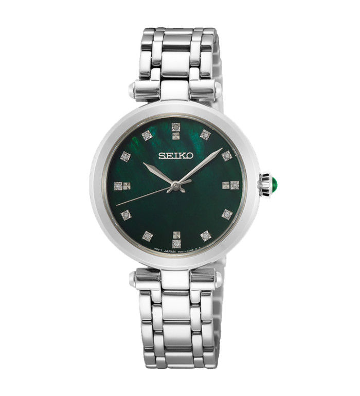 SEIKO DIAMOND 30MM LADIES WATCH SRZ535P1