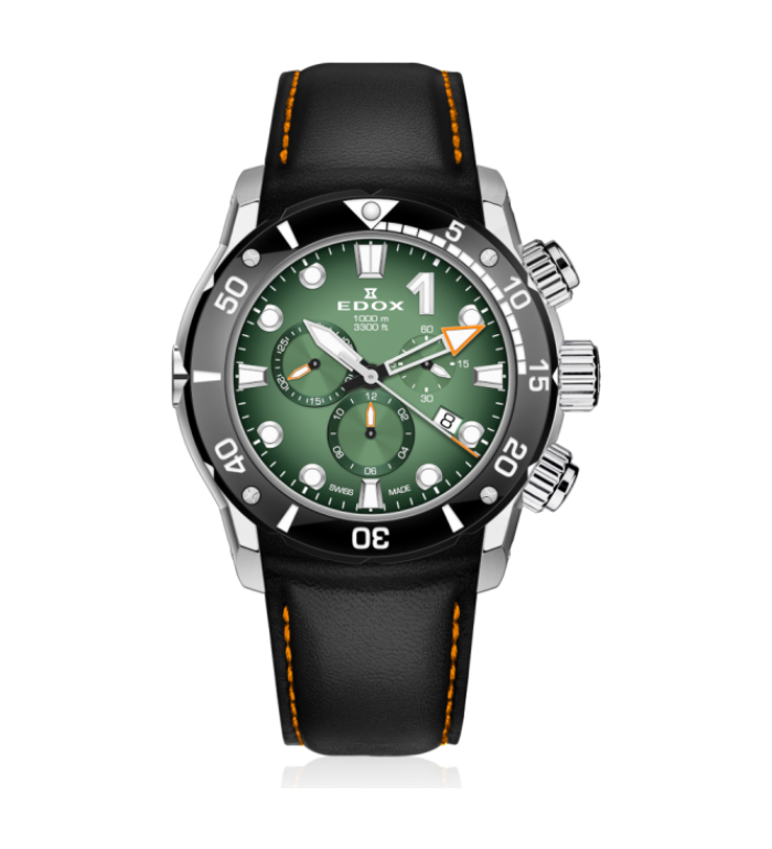 EDOX CO-1 QUARTZ 45MM MEN'S WATCH 10242 TIN VIN