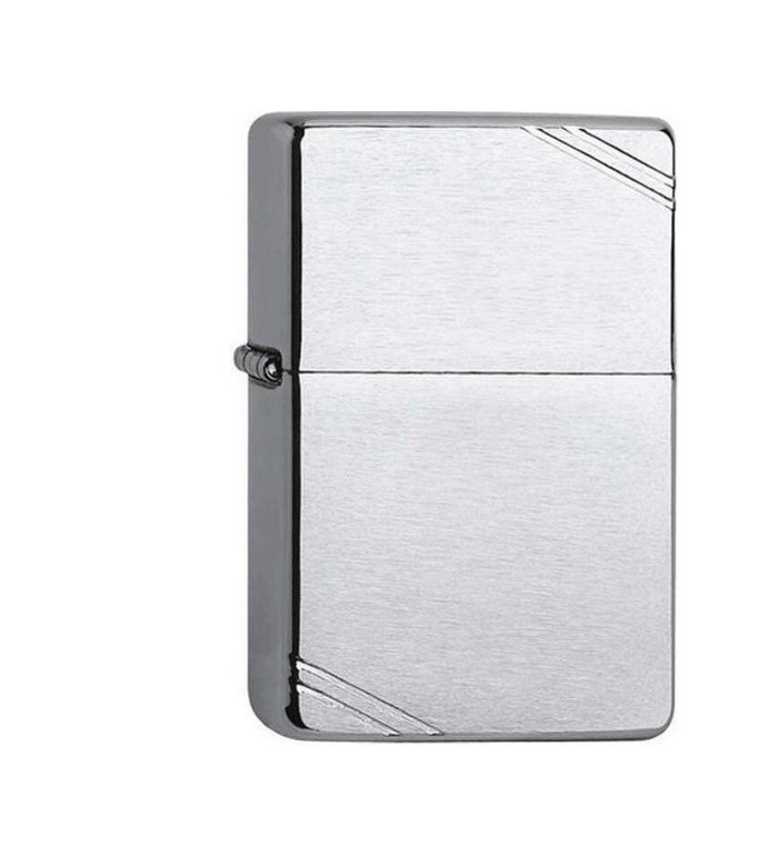 Запалка Zippo 230 - Brushed Chrome Vintage with Slashes
