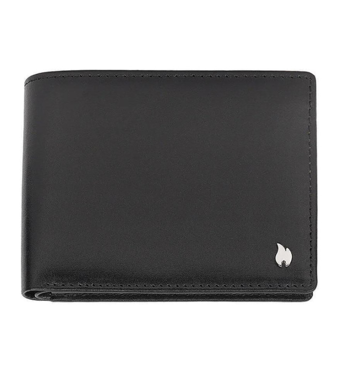 Мъжки портфейл Zippo - Signature, с монетник, Rfid защита, черен