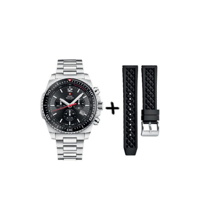 Swiss Military By Chrono SM34093.01SET BLACK