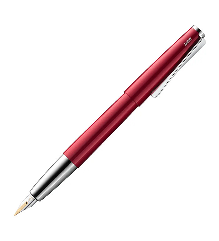 Lamy Studio Piano Red писалка, м размер златно перо, червен лак