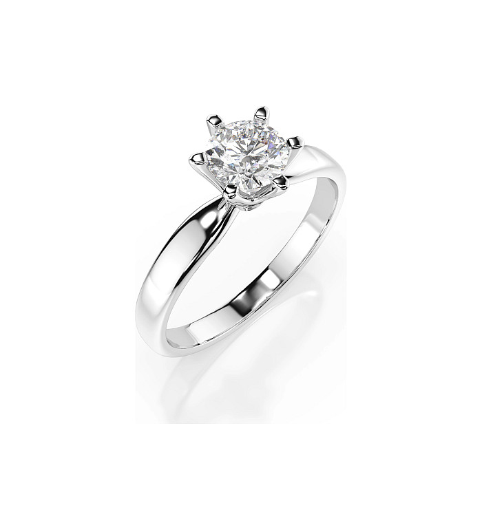 Cara пръстен с диамант 0.50 ct GIA сертификат – ЗЛАТНО БИЖУ 14К K101-10040W(5.1)/14K