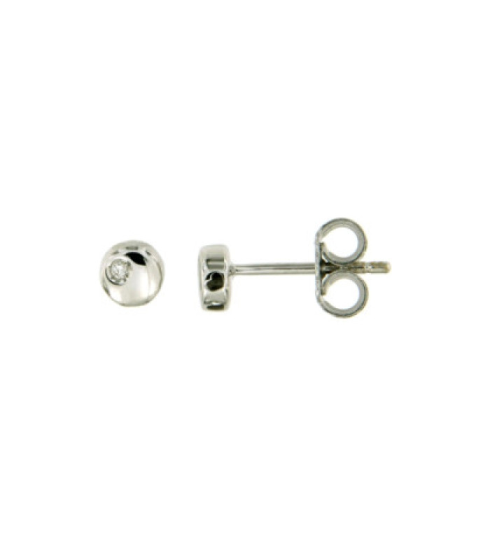 Cara Diamanti златни обеци с диаманти BB0469W/0.01ctsSI/H