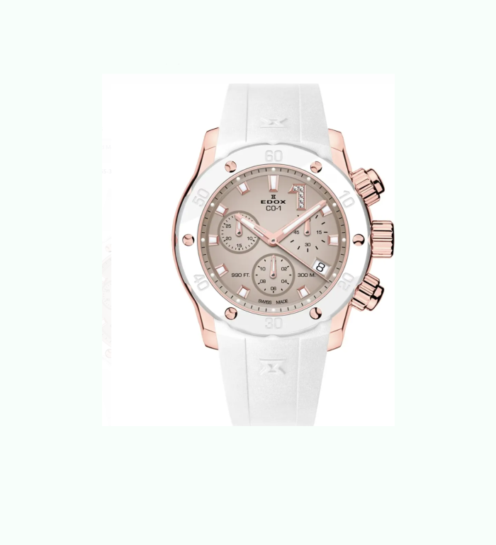 EDOX CO-1 CHRONOLADY QUARTZ 38MM 10255 37RBCAB BEIDR